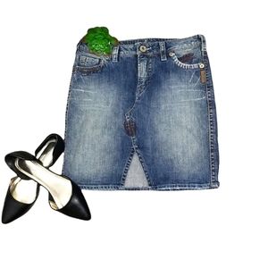 - Silver Jeans | ANI | Pencil Mini Skirt |Si…